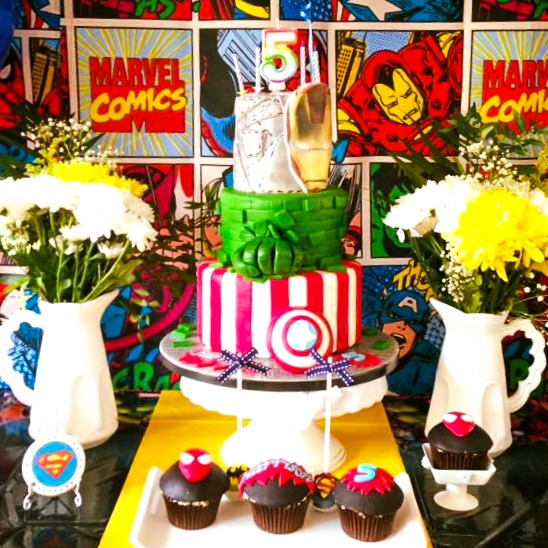 Marvel Birthday Cake