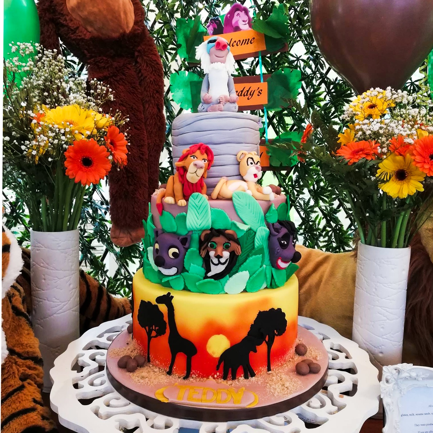 Jungle Birthday Cake