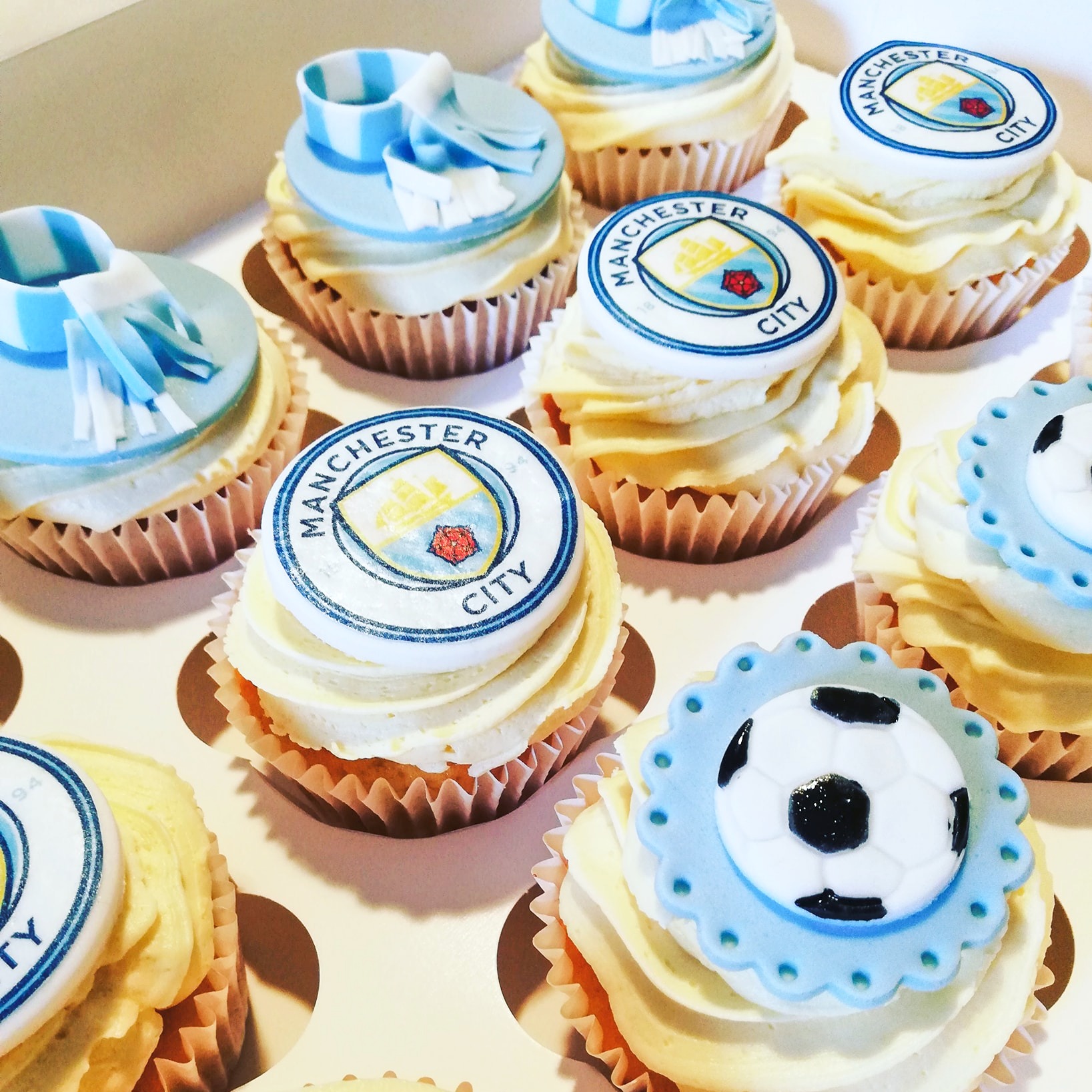 Football Cupcakes