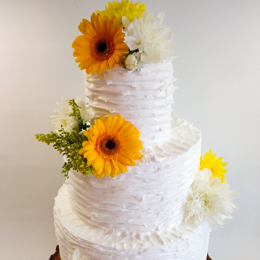 Sunflower Wedding Cake